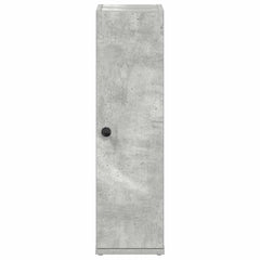 vidaXL Bathroom Cabinet with Roll Holder Concrete Grey 20.5x22x72 cm 4