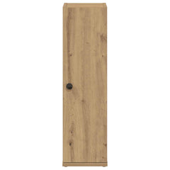 vidaXL Bathroom Cabinet with Roll Holder Artisan Oak 20.5x22x72 cm 4