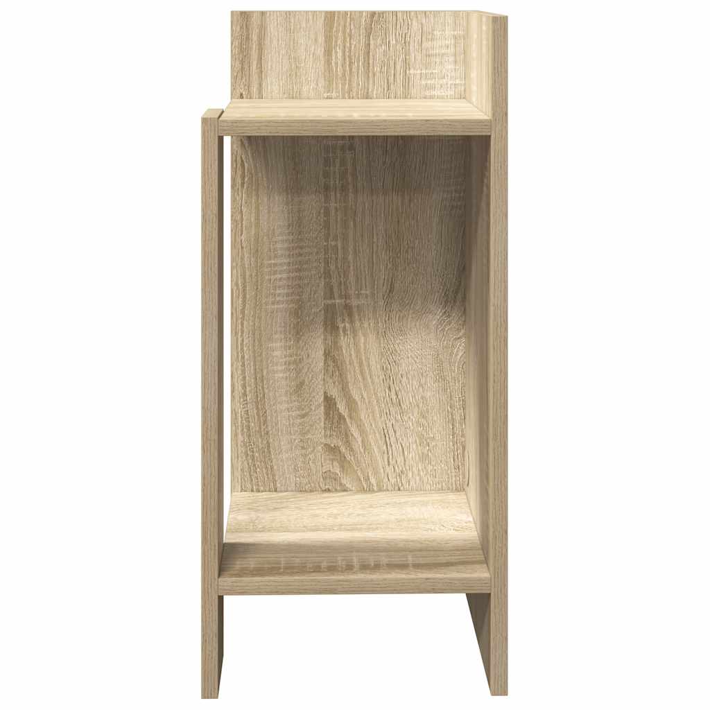 vidaXL Side Tables 2 pcs with Shelf Sonoma Oak 25.5x27x60 cm 4