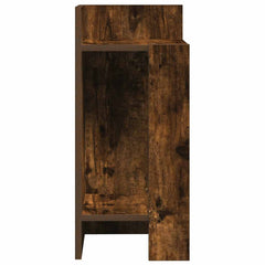 vidaXL Side Tables 2 pcs with Shelf Smoked Oak 25.5x27x60 cm 6