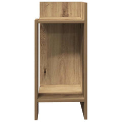vidaXL Side Tables 2 pcs with Shelf Artisan Oak 25.5x27x60 cm 5