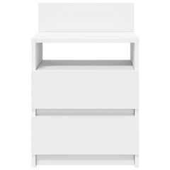 vidaXL Bedside Cabinets 2 pcs with 2 Drawers White 40x33x60 cm 4