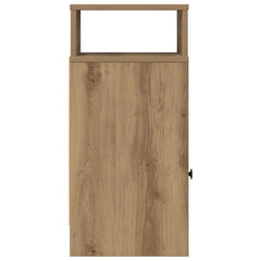 vidaXL Bedside Cabinet with Drawer Artisan Oak 25x31x66 cm 6