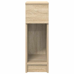 vidaXL Bedside Cabinet with Drawer Sonoma Oak 20x36x60 cm 4