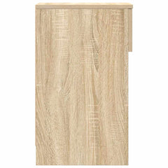 vidaXL Bedside Cabinet with Drawer Sonoma Oak 20x36x60 cm 6