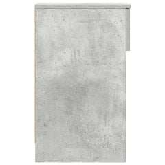 vidaXL Bedside Cabinet with Drawer Concrete Grey 20x36x60 cm 6
