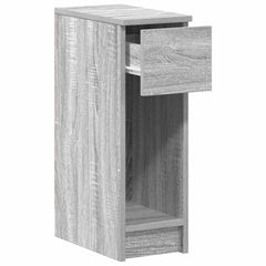 vidaXL Bedside Cabinet with Drawer Grey Sonoma 20x36x60 cm 5