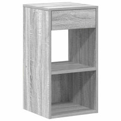 vidaXL Bedside Cabinets with Drawer 2 pcs Grey Sonoma 35x34x66.5 cm 5