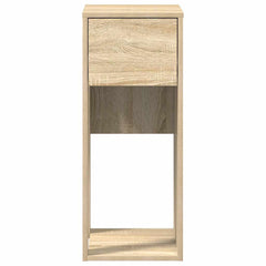 vidaXL Computer Tower Stand with Drawer Sonoma Oak 30x44x74 cm 5