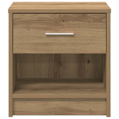 vidaXL Bedside Cabinets 2 pcs with Drawer Artisan Oak 39x28x41 cm 5