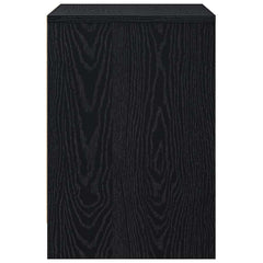 vidaXL Bedside Cabinets 2 pcs with Drawer Black 40x34x50 cm 6