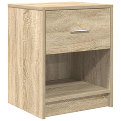vidaXL Bedside Cabinets 2 pcs with Drawer Sonoma Oak 40x34x50 cm 6