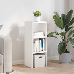 vidaXL Bookcase Stackable White 30x30x80 cm Engineered Wood 3