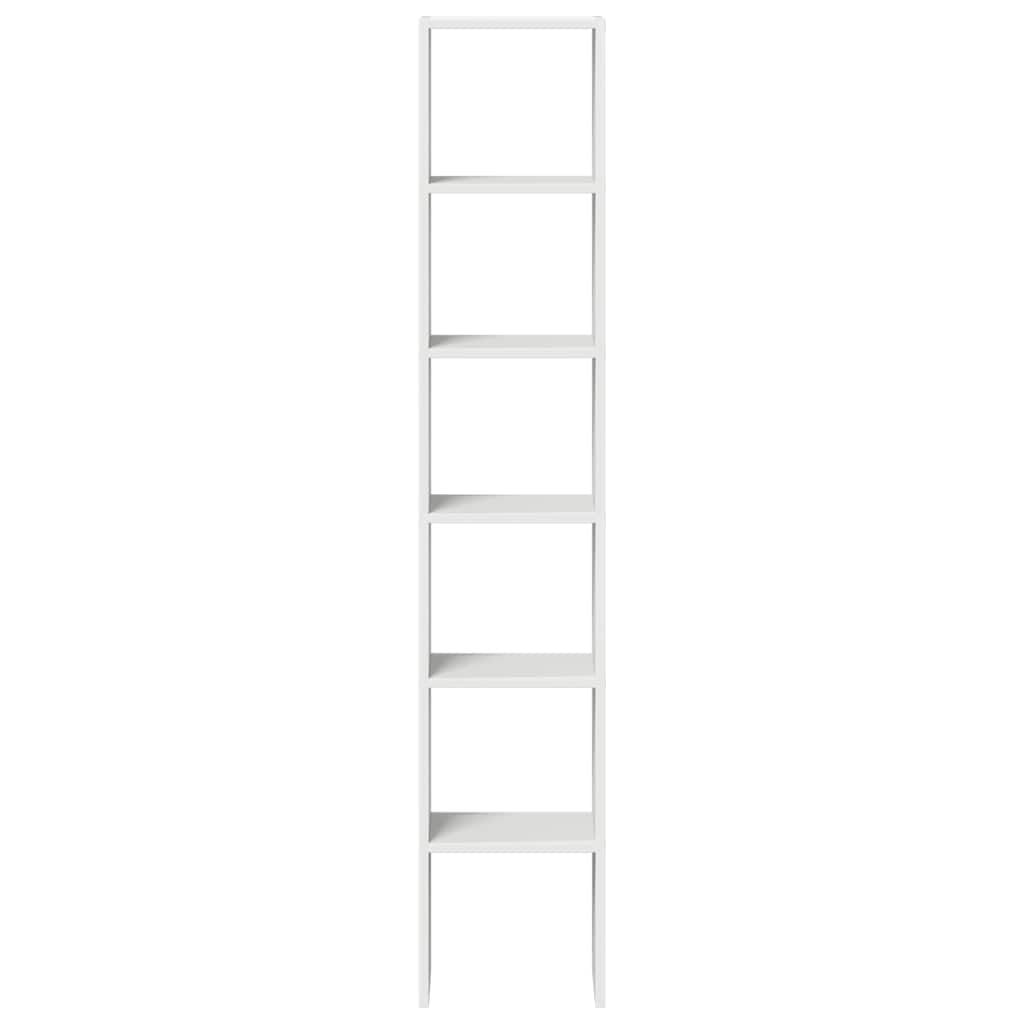 Bookcases 2 pcs Stackable White Engineered Wood, image 4