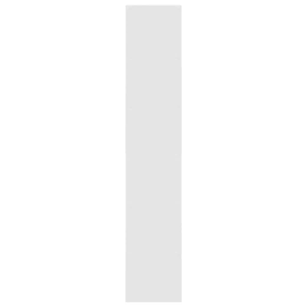 Bookcases 2 pcs Stackable White Engineered Wood, image 5