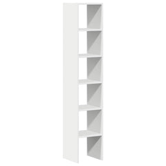 Bookcases 2 pcs Stackable White Engineered Wood, image 6