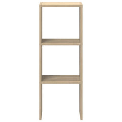 vidaXL Bookcase Stackable Sonoma Oak 30x30x80 cm Engineered Wood 4