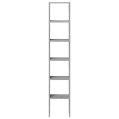 vidaXL Bookcases 2 pcs Stackable Grey Sonoma 30x30x80 cm Engineered Wood 4