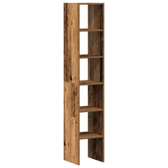 vidaXL Bookcases 2 pcs Stackable Old Wood 30x30x80 cm Engineered Wood 2