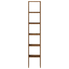 vidaXL Bookcases 2 pcs Stackable Old Wood 30x30x80 cm Engineered Wood 4