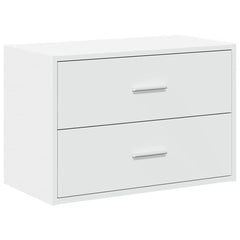 vidaXL Cabinet with 2 Drawers White 60x31x40 cm Engineered Wood 2