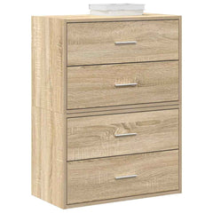 vidaXL Cabinets with 4 Drawers 60x31x40 cm