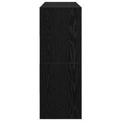 vidaXL Shoe Racks 2 pcs Stackable Black Oak 89.5x30x40 cm 5