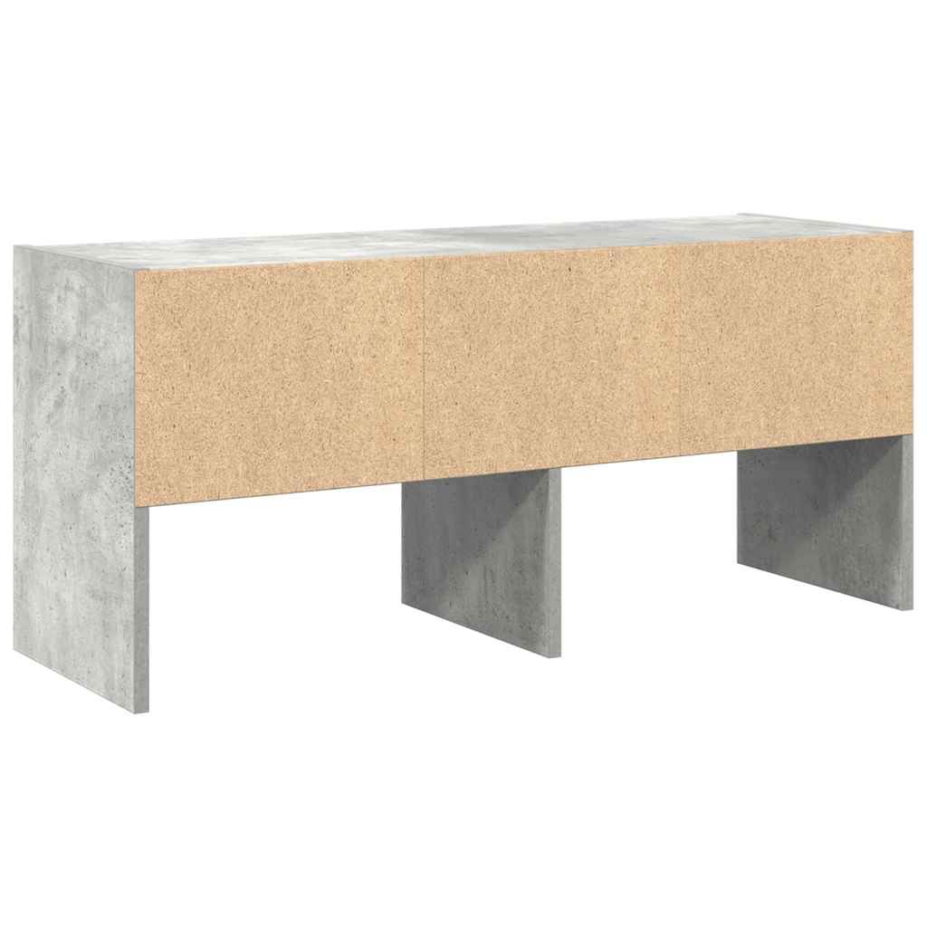 vidaXL Shoe Rack Stackable Concrete Grey 89.5x30x40 cm 6