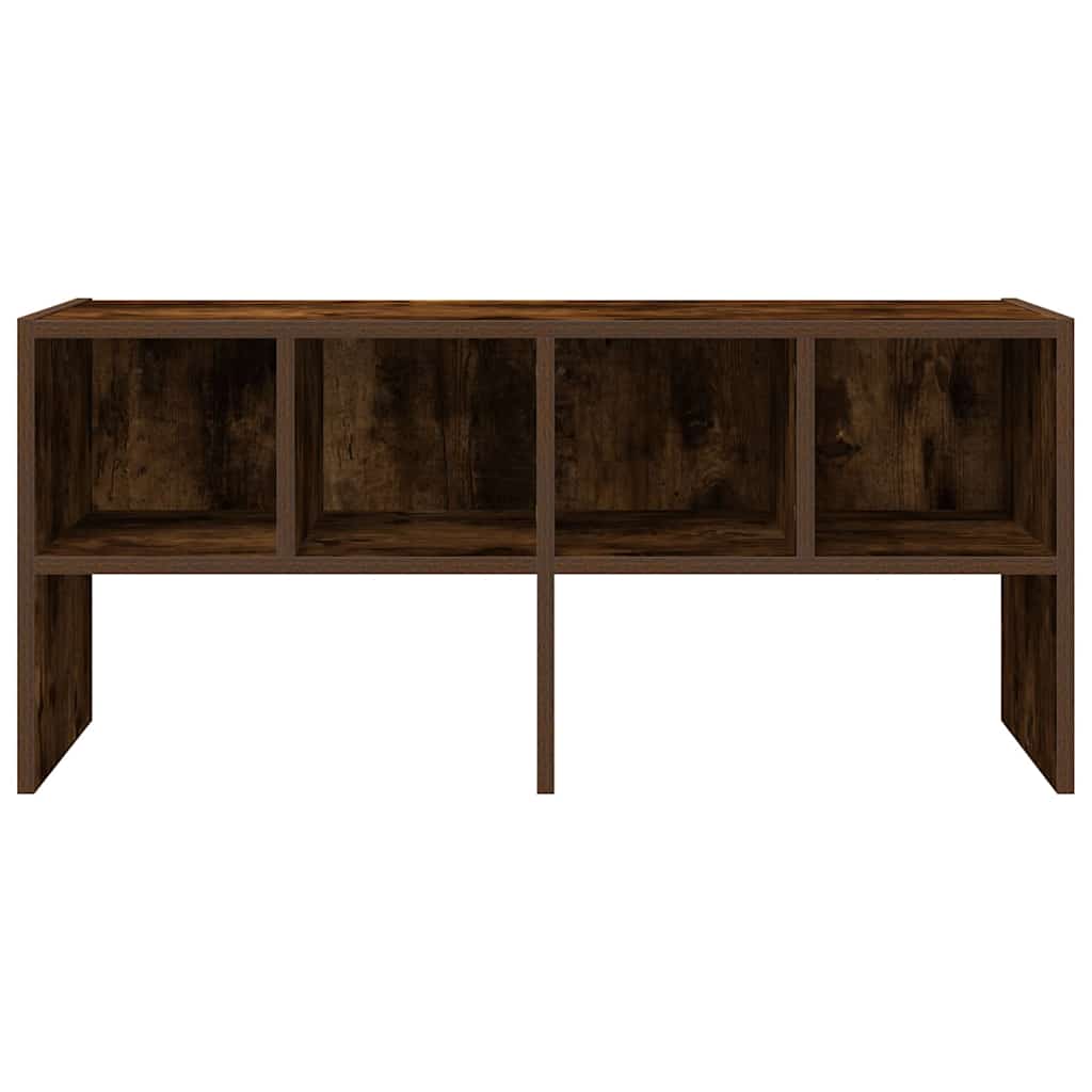 vidaXL Shoe Rack Stackable Smoked Oak 89.5x30x40 cm 4
