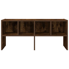 vidaXL Shoe Rack Stackable Smoked Oak 89.5x30x40 cm 4