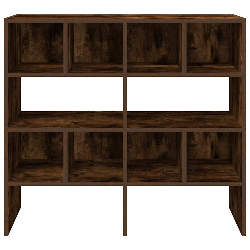 vidaXL Shoe Racks 2 pcs Stackable Smoked Oak 89.5x30x40 cm 4