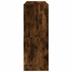 vidaXL Shoe Racks 2 pcs Stackable Smoked Oak 89.5x30x40 cm 5