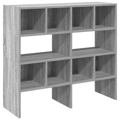 vidaXL Shoe Racks 2 pcs Stackable Grey Sonoma 89.5x30x40 cm 2