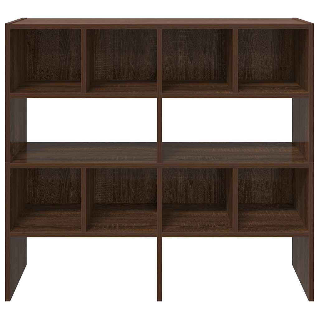 vidaXL Shoe Racks 2 pcs Stackable Brown Oak 89.5x30x40 cm 4