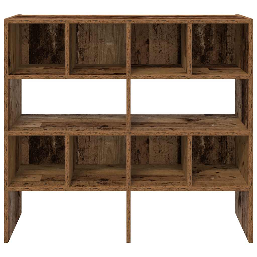 vidaXL Shoe Racks 2 pcs Stackable Old Wood 89.5x30x40 cm 4