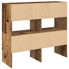 vidaXL Shoe Racks 2 pcs Stackable Old Wood 89.5x30x40 cm 6
