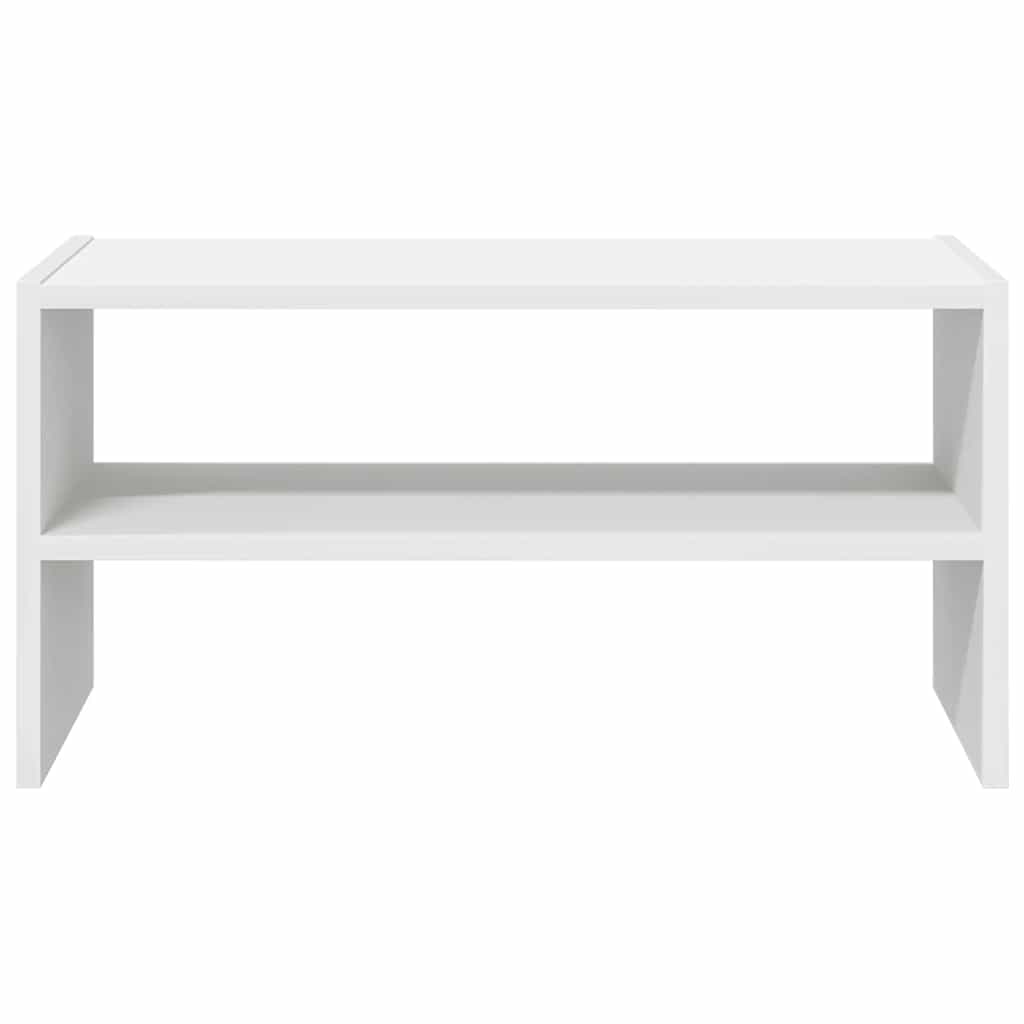 vidaXL Shoe Rack Stackable White 60x30x30.5 cm 4