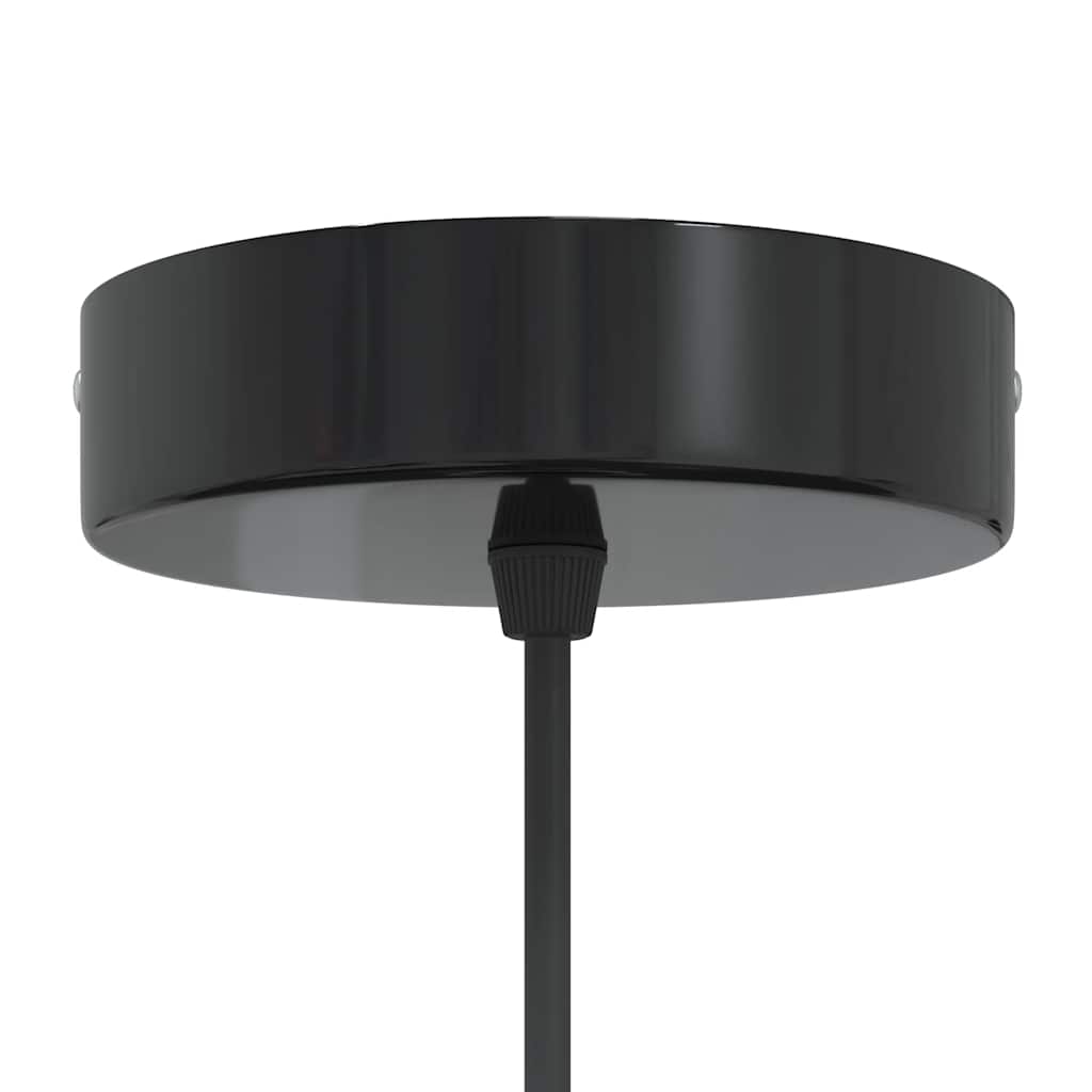 vidaXL Pendant Lamp Height Adjustable E27 Gloss Yellow Ø 31 cm Metal 5
