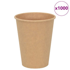 Paper Coffee Cups 1000 pcs 4oz Brown 300 ml