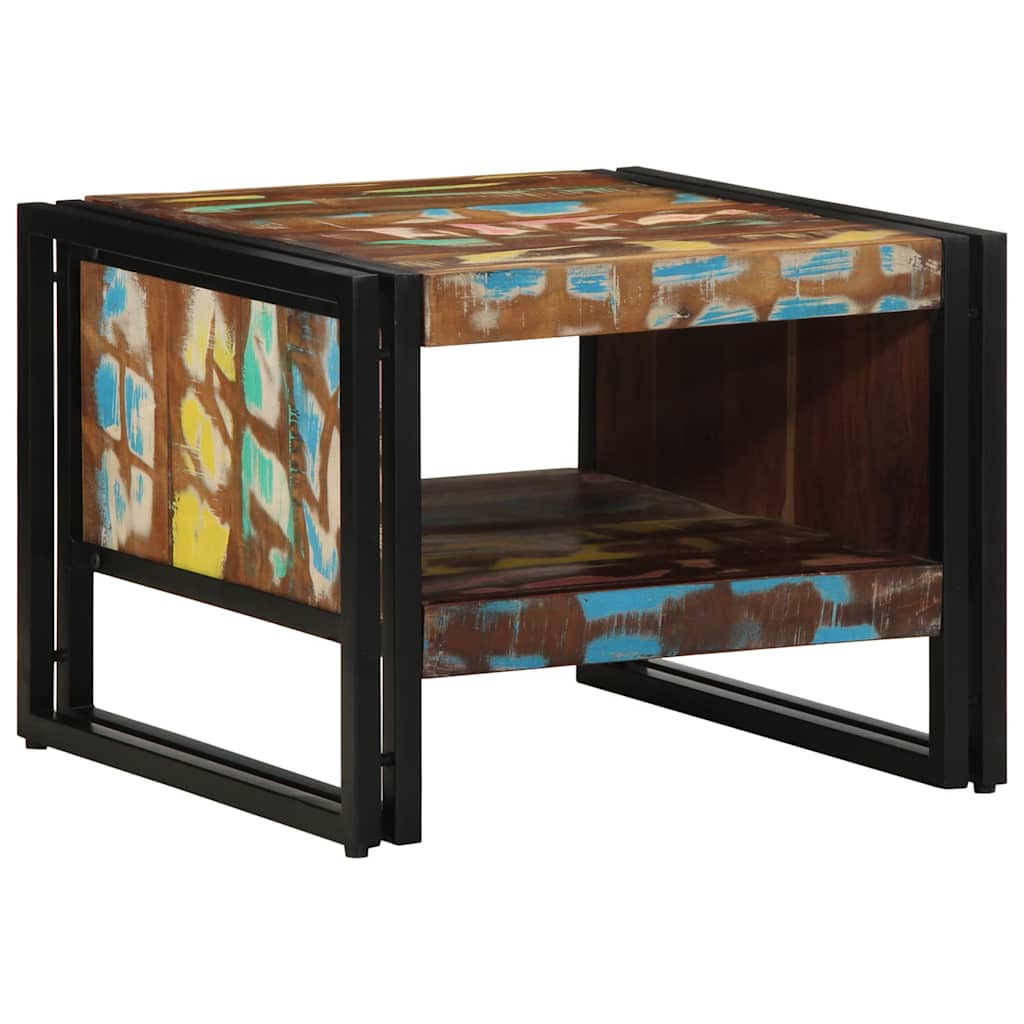 Coffee Table 70x50x38 cm Solid Wood Acacia 50 cm Reclaimed wood