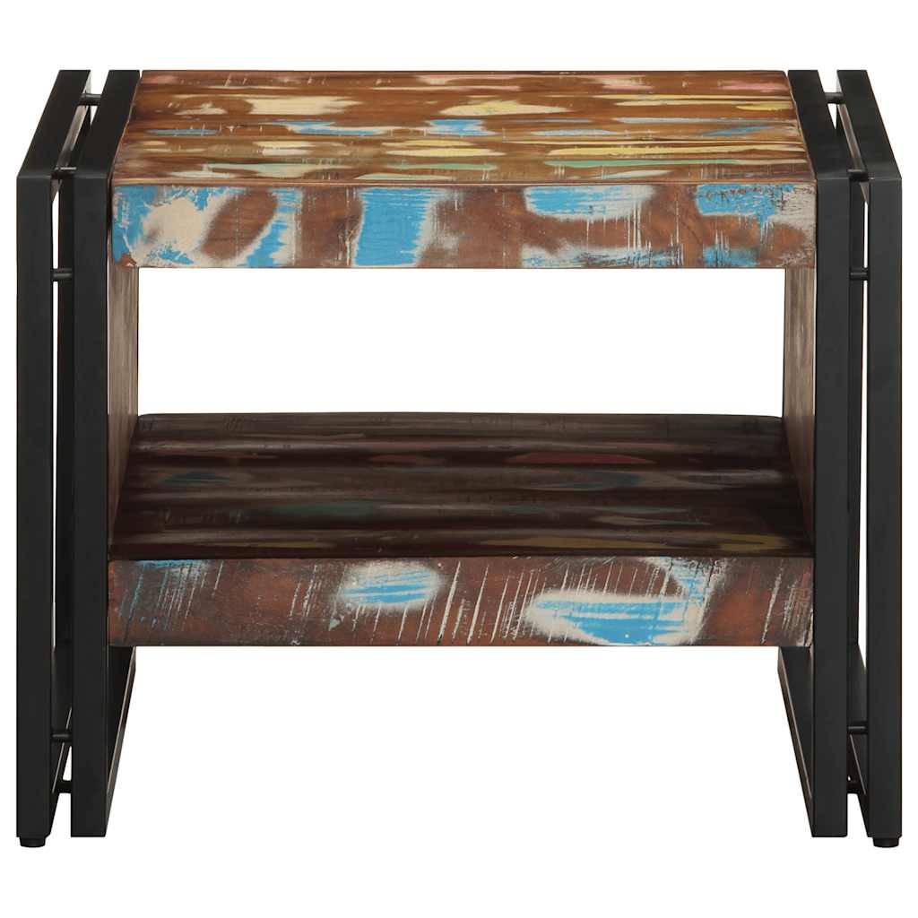 Coffee Table 70x50x38 cm Solid Wood Acacia 50 cm Reclaimed wood