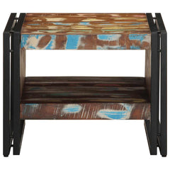 Coffee Table 70x50x38 cm Solid Wood Acacia 50 cm Reclaimed wood