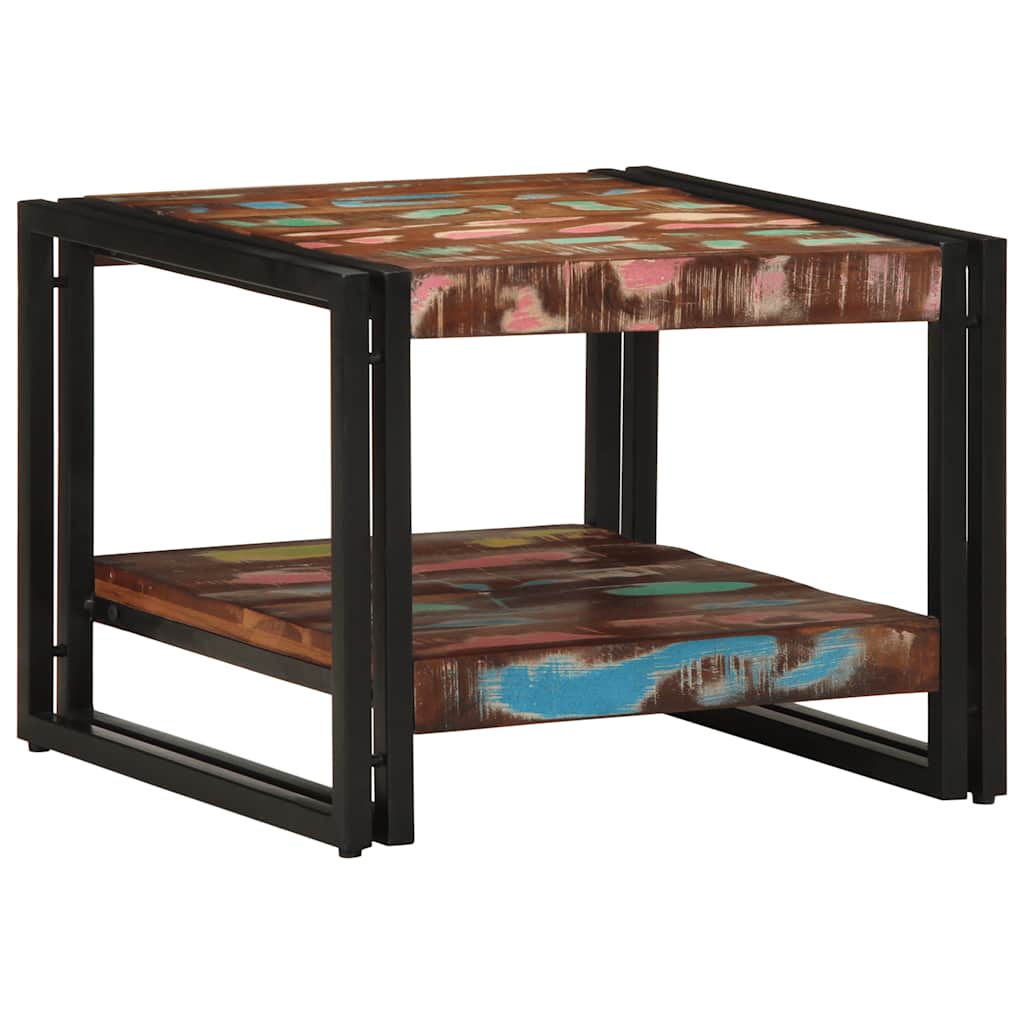 Coffee Table 90x50x38 cm Solid Wood Acacia with Shelf 50 cm