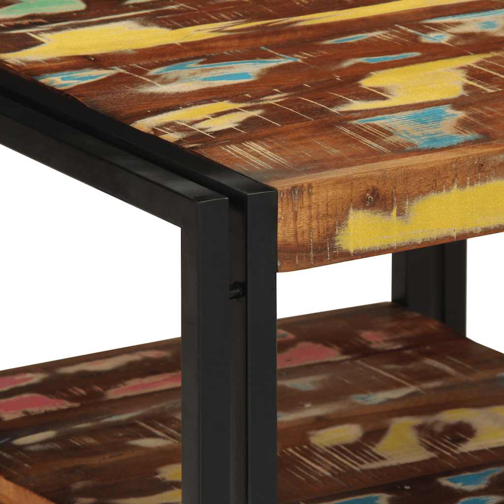 Coffee Table 90x50x38 cm Solid Wood Acacia with Shelf 50 cm