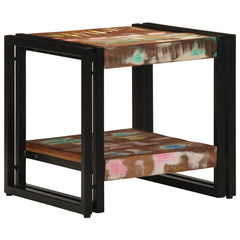 vidaXL Coffee Table Multicolour 40 x 40 x 38 cm Solid Reclaim Wood 3