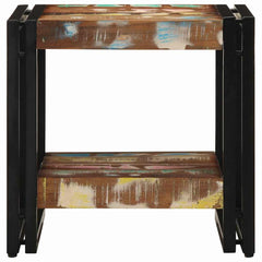 vidaXL Coffee Table Multicolour 40 x 40 x 38 cm Solid Reclaim Wood 4