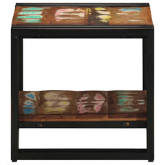 vidaXL Coffee Table Multicolour 40 x 40 x 38 cm Solid Reclaim Wood 5