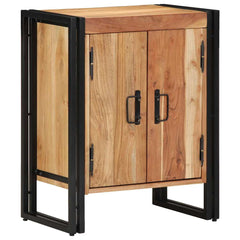 vidaXL Shoe Cabinet 56 x 35 x 70 cm Solid Acacia wood Brown 4