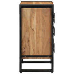 vidaXL Shoe Cabinet 56 x 35 x 70 cm Solid Acacia wood Brown 6