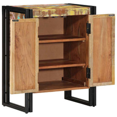 vidaXL Shoe Cabinet 56 x 35 x 70 cm Solid Reclaim wood Multicolour 2